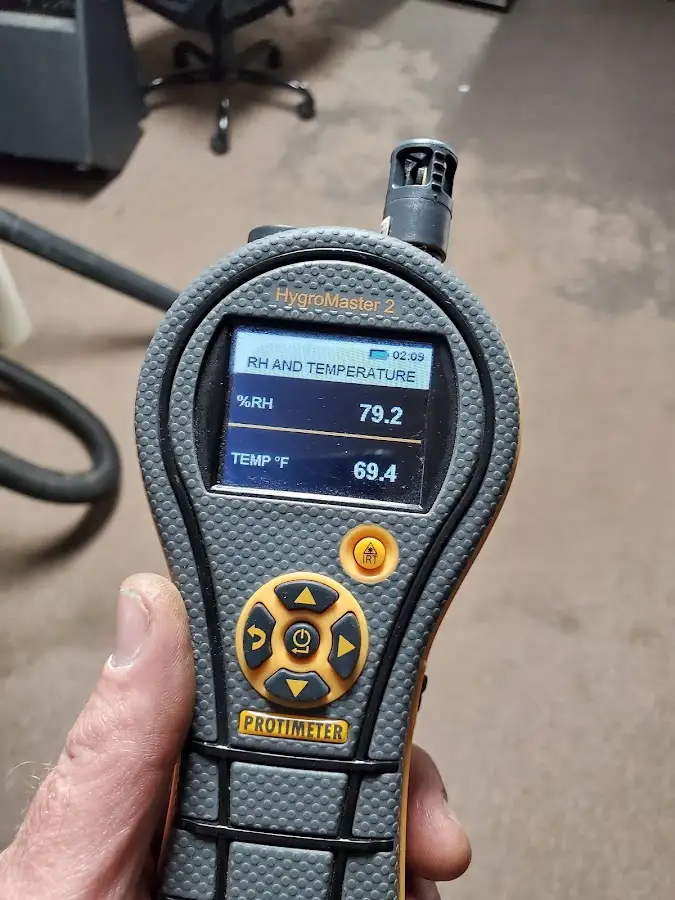 Moisture meter humidity assessment for Fire & Smoke Damage Restoration in Leacock